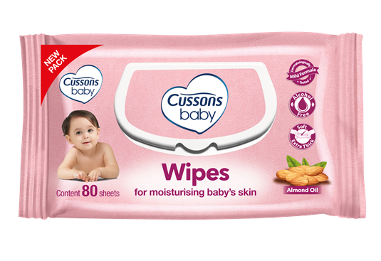 Cussons Baby Soft & Smooth Wipes 80 Pieces
