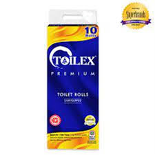 Toilex Printed Tissue 10-Pack Unwrap