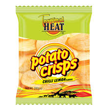 Tropical Heat Potato Crisps Chilli & Lemon 400g