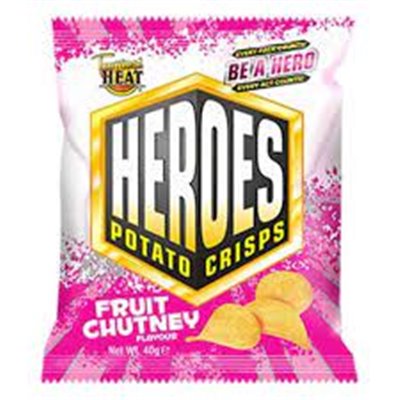 Tropical Heroes F/Chutney Crisps 40G