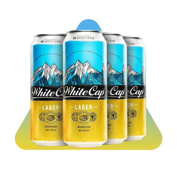 White Cap Can 500Ml Pack Of 24 Pieces