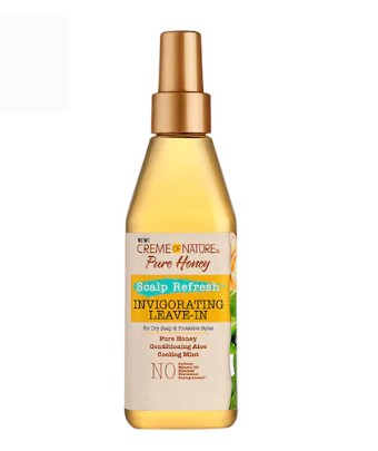 Creme of Nature Pure Honey Scalp Refresh Invigorating Leave In Conditioner 237ml