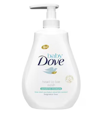 Dove Baby Head to toe Wash Sensitive 400Ml