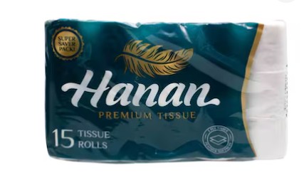 Hanan Toilet Rolls 15’s