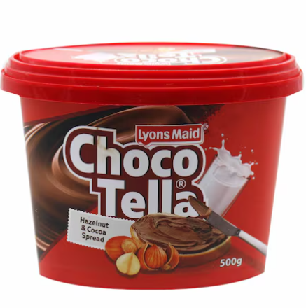 Lyons Maid Chocotella Tub 500Gm