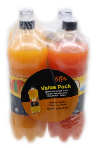 Minute Maid Delight Pulpy Juice 1L X Pack Of 4