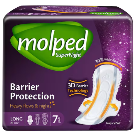 Molped Sanitary Pads Super Night7S
