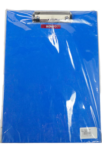 Pvc Clipboard A4 Blue 1393